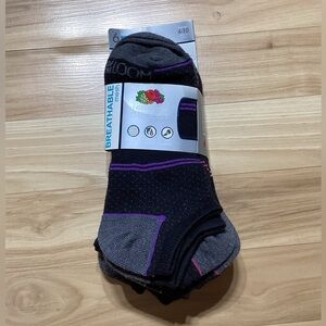 Fruit of the Loom Breathable Women's No Show Socks (Shoe Size 4-10) - 6 Pairs
